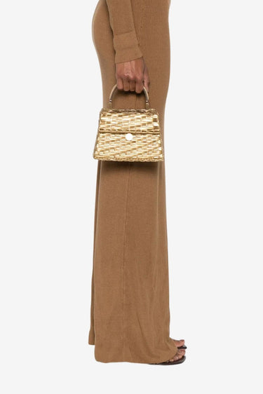 Cult Gaia crossbody Nano Sybil CB3677RT3097 brushed brass