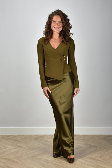 Cult Gaia top Collette TP28947YN2494 rosemary