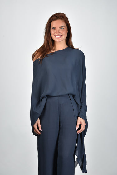 Cult Gaia top Tajisha TP32714CR2964 deep lake