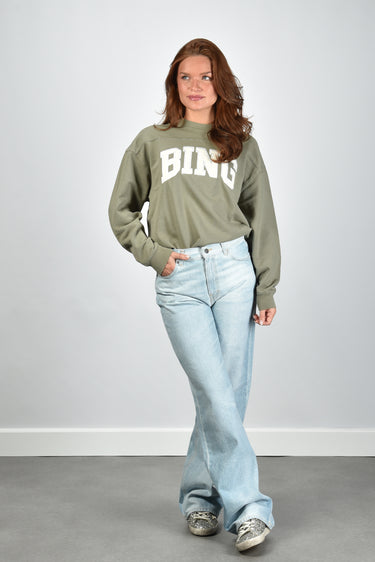 Anine Bing trui Trenton A-08-11840-WGR11 military green