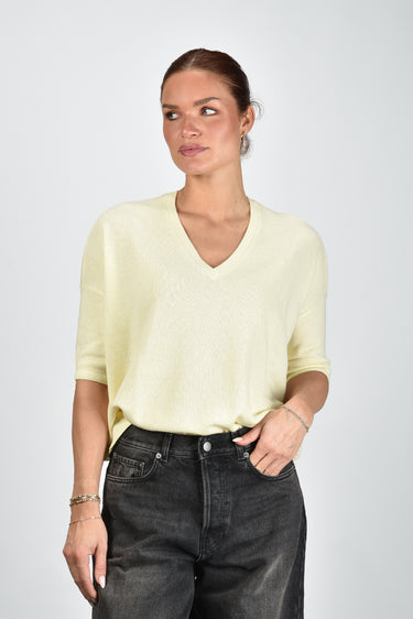 Les Tricots de Lea trui Martinettie 37774 vanilla