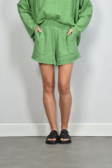 Sea Me Happy short Moby Wrinkled Cotton matcha