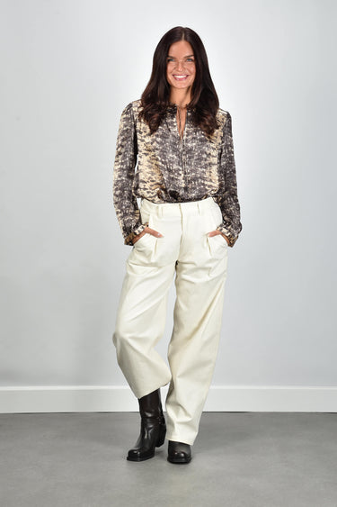 Isabel Marant broek Lenadia-Gd PA0849FA-D4G01I ecru