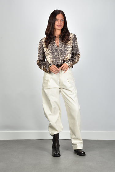 Isabel Marant broek Lenadia-Gd PA0849FA-D4G01I ecru