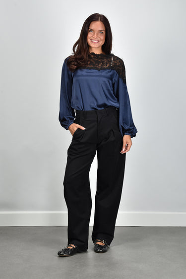 Isabel Marant blouse Azare-Gd HT0989FA-D4J15I midnight