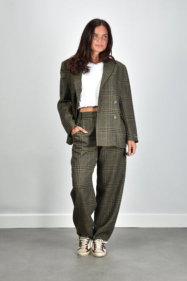 Margaux Lonnberg blazer Elvis green check