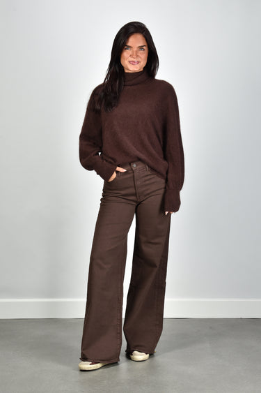 Les Tricots de Lea trui Mareine 36753 mocha