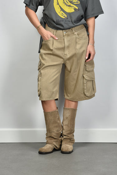 Denimist short Kelby DSWD125-D656A worn khaki