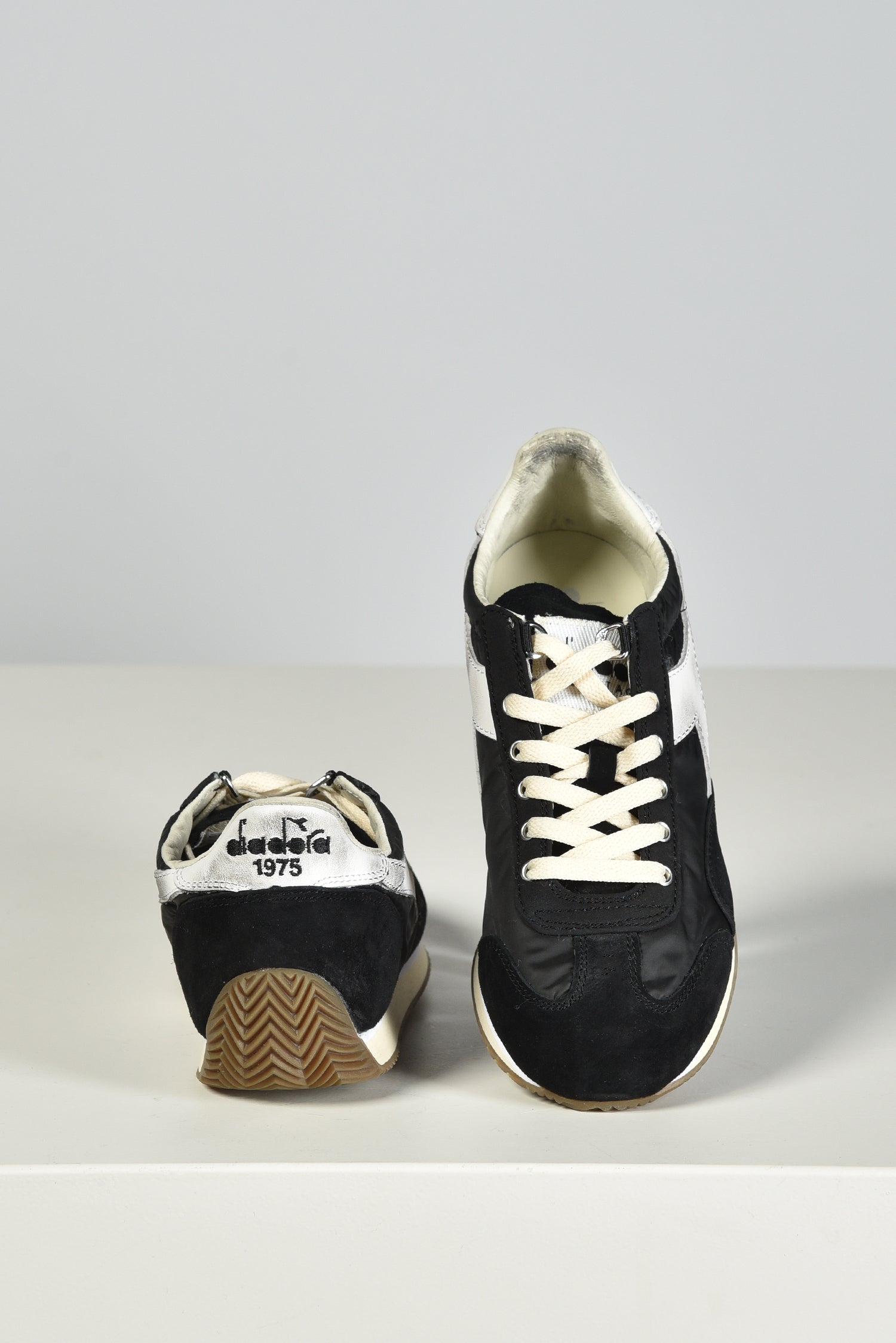 Diadora Heritage Equipe Vela Black Leather Finish Sneakers
