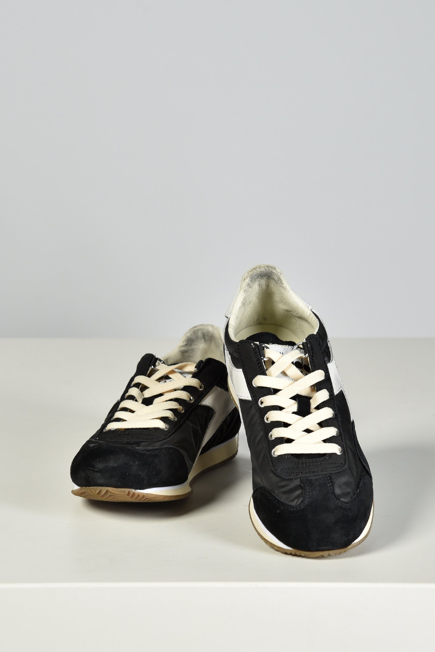 Diadora Heritage sneakers Equipe Vela zwart leerfinish – Marjon
