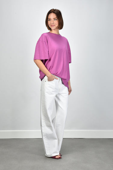 Extreme Cashmere t-shirt Rik 269 oleander