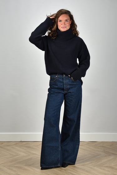 Extreme Cashmere trui Oversize Xtra 20 navy