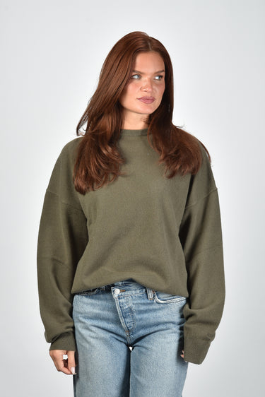 Extreme Cashmere trui Tes 355 army