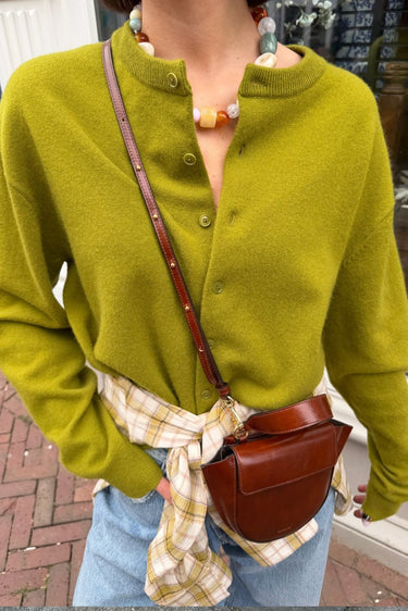 Extreme Cashmere vest Luce 436 grass