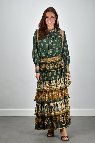 Farm Rio blouse 351137 ayla green