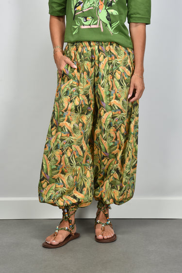 Farm Rio broek 363554 parrots forest green