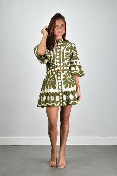 Farm Rio jurk 344602 palermo green