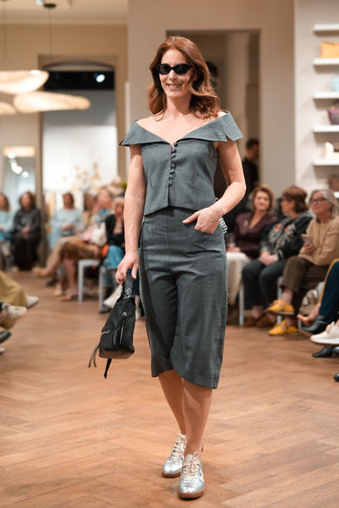 Ganni broek A1110017 phantom