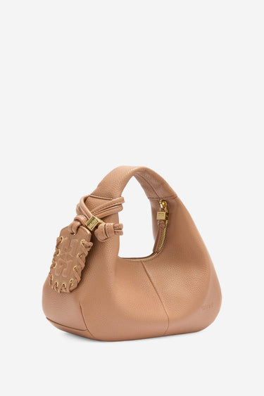 Ganni crossbody Hobo Mini C1040004 tawny birch