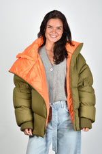 Ganni jas A1010241 military olive