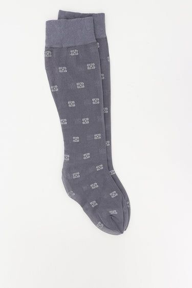 Ganni socks A6187 dark silver