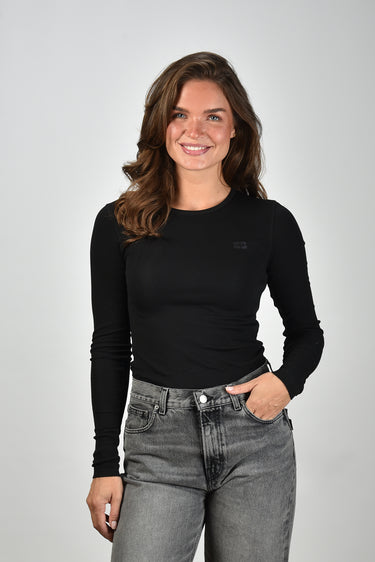 Ganni t-shirt T4313 black/black