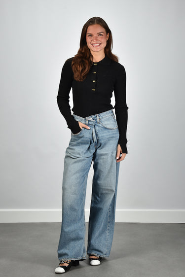 Ganni top A1070085 black