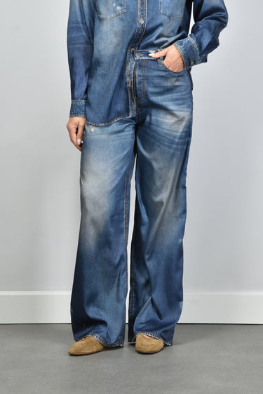 Golden Goose broek GWP02528.P002406.50100 blue