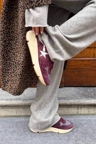 Golden Goose sneakers Running Sole GWF00927.F008154.40478 bordeaux/white/silver