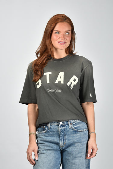 Golden Goose t-shirt GUP01873.P002419.60666 charcoal