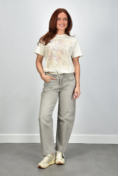 Golden Goose t-shirt GWP01220.P002119.11788 arctic wolf/multicolor
