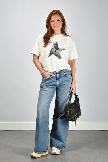 Golden Goose t-shirt GWP01874.P002372.11560 heritage white