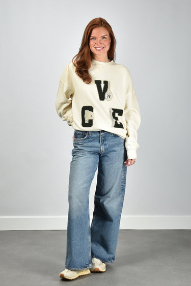 Golden Goose trui GUP02713.P002416.11616 artic wolf