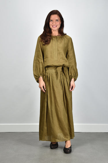 Greek Archaic Kori rok S26K-1002026 khaki