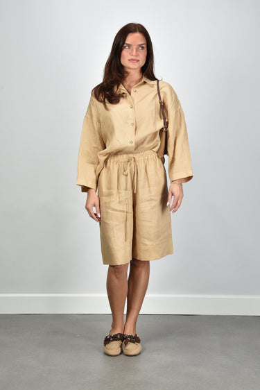 Greek Archaic Kori short S26K-1001079 beige