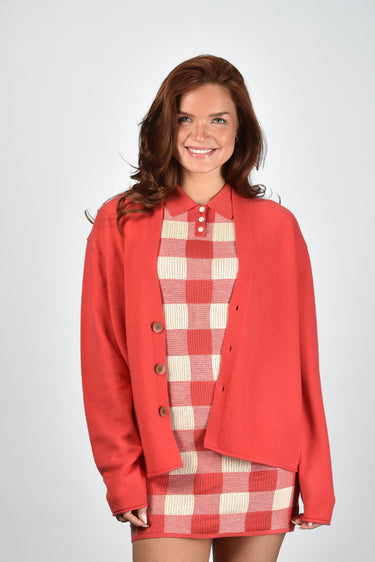 Guest In Residence vest Everywear U10410JM scarlet