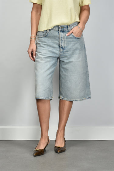 Haikure jeans short New Becky HEW03350DF106L0891 authentic wash