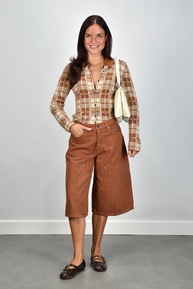 Haikure short Legacy HEW03377GF139PPT nougat