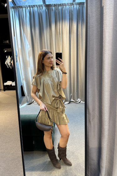 Marant Etoile blouse Marlie-Ga HT0930FB-D3J12E light bronze