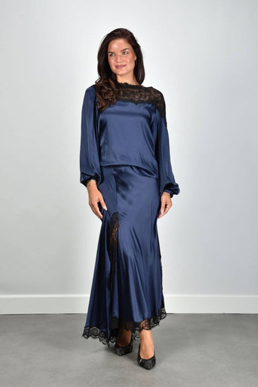 Isabel Marant blouse Azare-Gd HT0989FA-D4J15I midnight