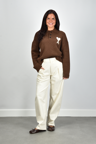 Isabel Marant broek Lenadia-Gd PA0849FA-D4G01I ecru