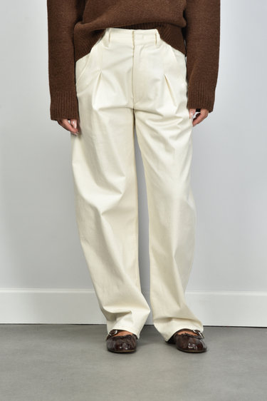 Isabel Marant broek Lenadia-Gd PA0849FA-D4G01I ecru