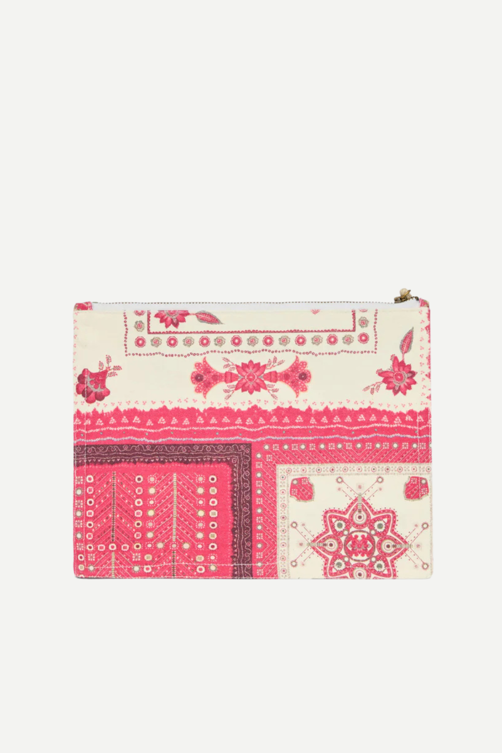 Isabel Marant katoenen clutch Netia met logo-opdruk red Isabel Marant katoenen clutch Netia met logo-opdruk red