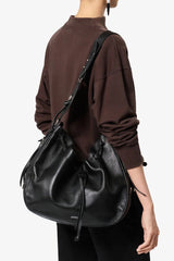 Isabel Marant handtas Bolton Hobo PP0407FA-C4C05M black/silver