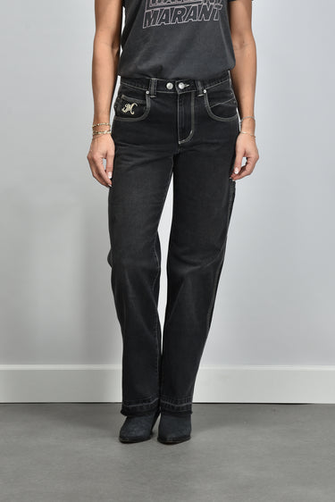 Isabel Marant jeans Jeyda PA0625FA-D1H01I faded black