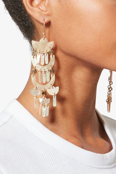 Isabel Marant oorbellen Yue BL0273FA-D1B10B lotus