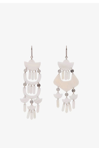 Isabel Marant oorbellen Yue BL0273FA-D1B10B white/silver