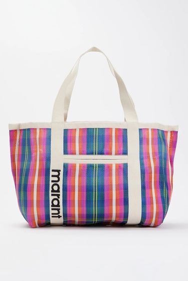 Isabel Marant shopper Darwen PP0021FA-A1X17M navy/orange