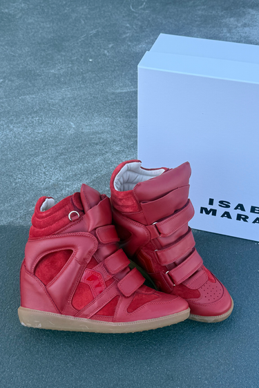 Isabel Marant sneakers Bekett Ring-Gd BK0104FA-D4E13S scarlet red