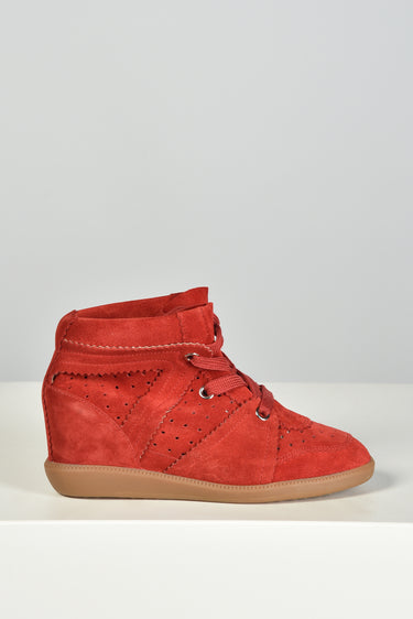 Isabel Marant sneakers Bobby-Gd BK0011FA-A1E20S scarlet red